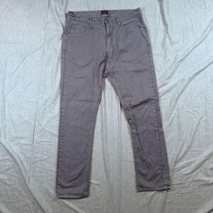 UNTUCKit Pants Mens 35x32 Gray Straight Fit Stretch Pima Cotton Casual Chinos
